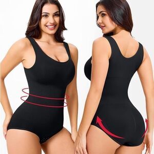 Tummy Control Seamless Tops Compression Butt Lifting Shapewear Bodysuits